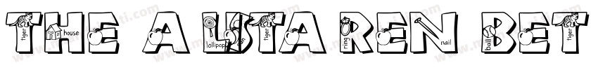 THE ALISTAREN BET字体转换